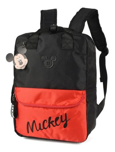 Mochila Mickey Mouse Original Bmk78520 Preto