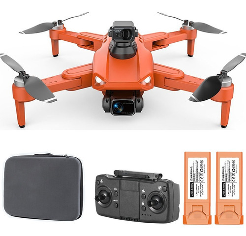 Drone Profissional L900 Pro Se Max Sensor Obst 2 Bat Bag Cor Laranja