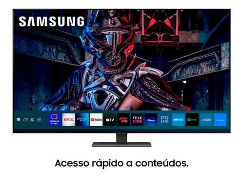 Imagem 5 de 11 de Smart Tv 50 Qled 4k Samsung 50q80a, Modo Game, Processador