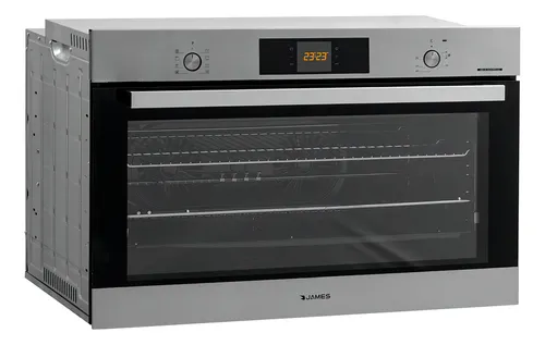 Horno De Empotrar Eléctrico James Hee 90 Inox Pro G2 98 Lt Color Gris
