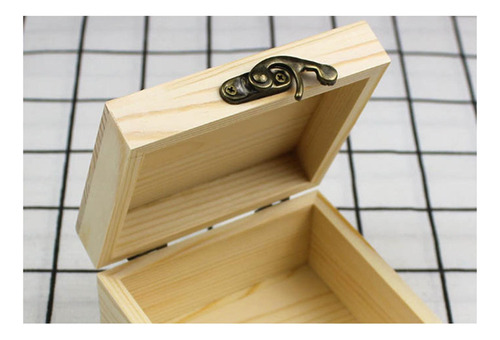 Joyero De Madera Caja De Madera Simple Estuche Para Joyas