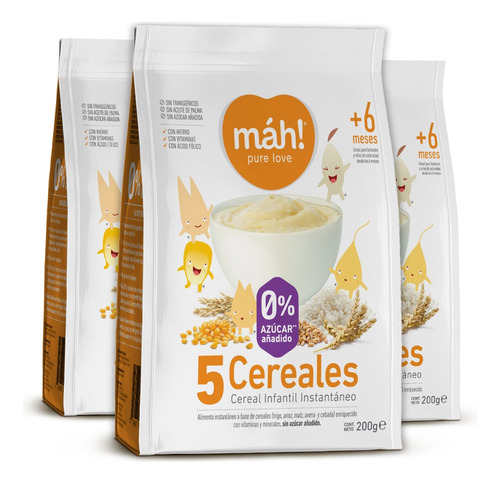 Cereal Máh!® 5 Cereales - 3un