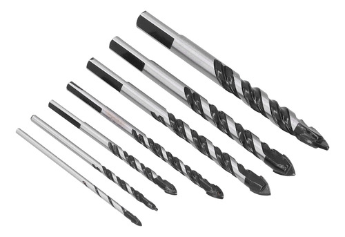 Imagen 6 de 10 de 7pcs Brocas Multifuncionales Cerámica Concreto Vidrio Madera