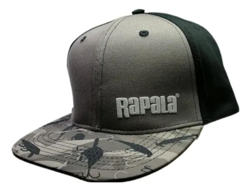 Jockey Rapala Flat Brim Cap Grey/black