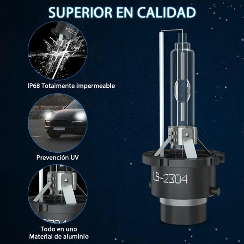 Para 1par, Kit De Focos Xenón D2s Luz Alta Y Baja 35w 6000k