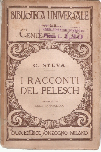 I Racconti Del Pelesch Sylva Sonzogno Milano