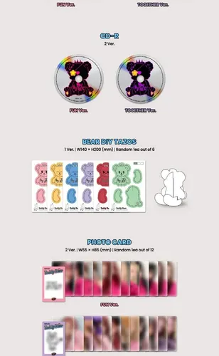 Stayc Teddy Bear 4th Single Album Cd+card+photobook+bear