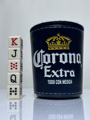 Domino Modelo Especial Baraja Española Cubilete Corona Extra