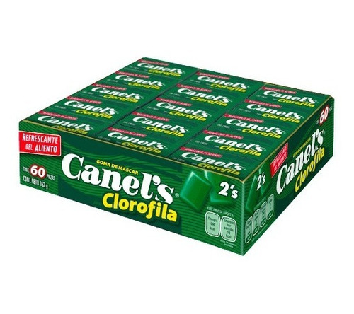 Canels Chicle Con Clorofila 60 Piezas