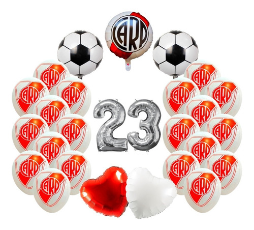 Combo Kit Globos Deco Fiesta River 