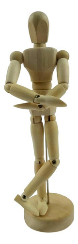 Boneco Manequim De Madeira 20cm Decoração Desenho Moda Arte