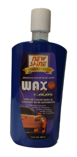 Cera Auto Protectora/limpiadora Wax Azul Claro Lavado Seco