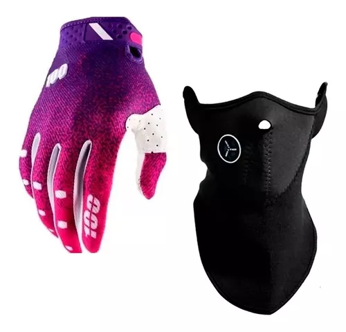 Guantes 100% Enduro Cross Motocross Atv + Mascara - Fas