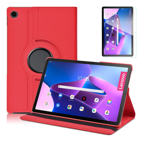 Mica + Funda Para Lenovo Xiaoxin Pad 2022 10.6 Giratoria