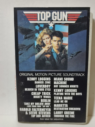 Top Gun Original Motion Picture Soundtrack Casete Usa