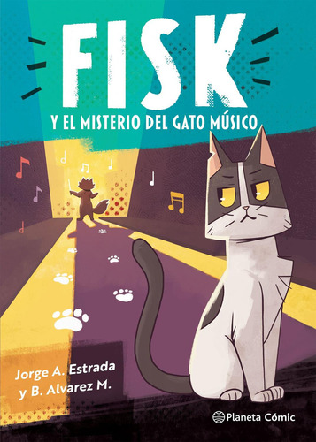 Fisk y el misterio del gato músico: No, de Alvarez M., B.; Estrada, Jorge A.., vol. 1. Editorial Comics Mexico, tapa pasta blanda, edición 1 en español, 2023