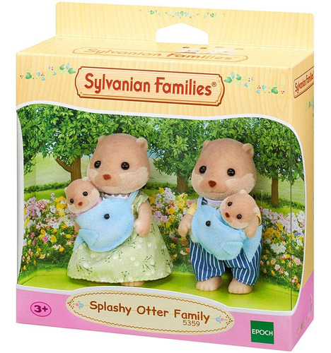 Sylvanian Families Familia De Nutrias Juguete Figuras Niños