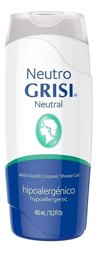 Jabón Líquido Corporal Grisi Neutro Hipoalergénico 450 Ml