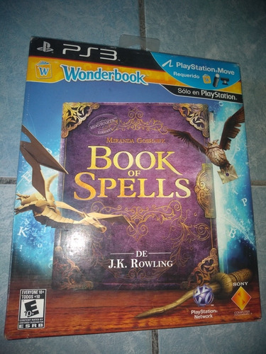Playstation 3 Ps3 Book Of Spells J.k. Rowling Harry Potter