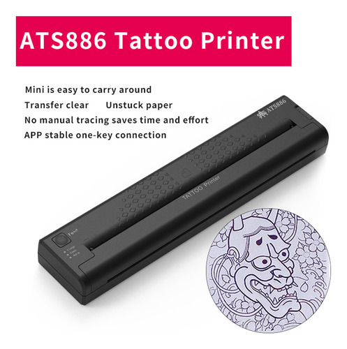 M Impresora De Tatuajes Usb, Máquina De Plantillas De