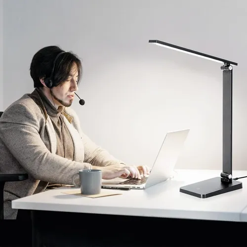 Lámpara Led De Escritorio Para Oficina En Casa, 3 Niveles