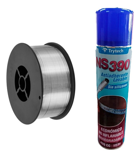 Alambre Mig Flux 0,6mm 1kg Apto Lusqtoff Sml130-7 + Aerosol