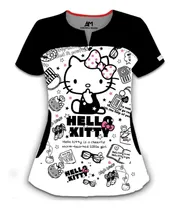 Comprar Uniformes Hello Kitty Anti Fluido Estampado Pijama Scrub 