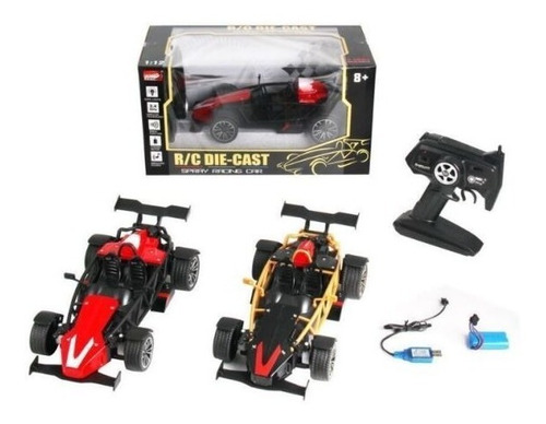 Imagen 5 de 6 de Auto Control Remoto Formula 1, Metalico, Humo, Sonidos Mz