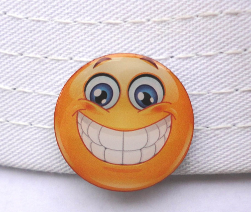 Big Grin Emoji Marcador Para Pelota Golf Enganche Gorra