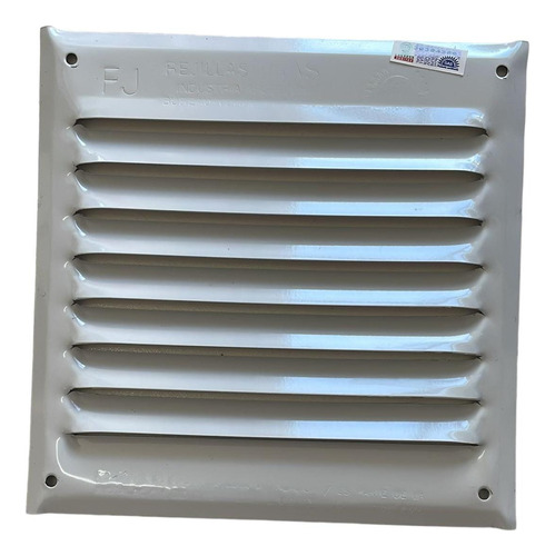 X4 Unidades Rejilla Ventilación Aprobada Gas 15x15 Blanca