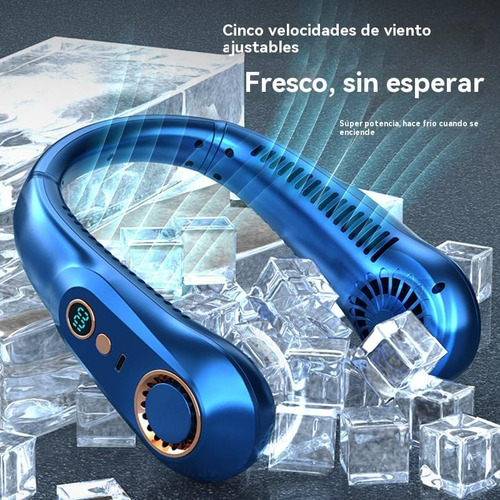 Ventilador Mini De Cuello Portatil Recargable Usb Personal Ventilador Chiquito Ventilador Portatil