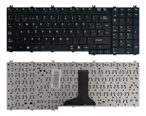 Teclado Toshiba Satellite L500 9j.n9282.w01 Tecla Piramide