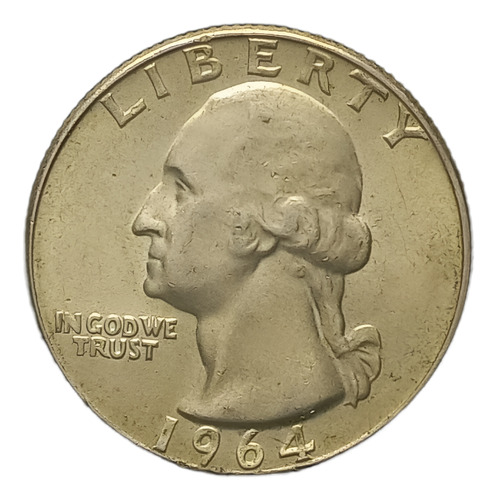 Moedas Quarter Dollar 1964 - 2 Unids. - Sob/fc (Usado)