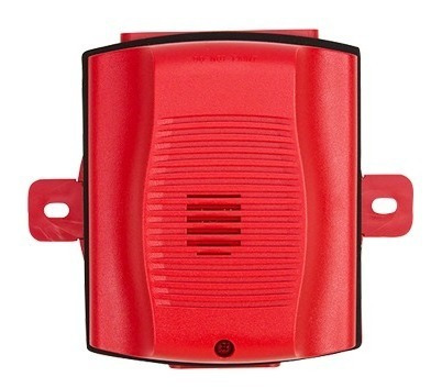 Sirena Exterior Techo O Pared 12 A 24 Vcd Color Rojo