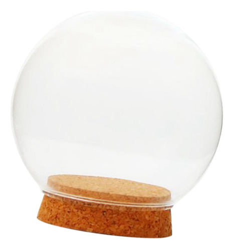 3 Cúpula De Cristal Transparente Del Tarro De La Bola 10cm