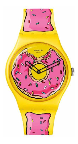 Reloj Swatch Newgent Unisex Simpson Edición Limitada