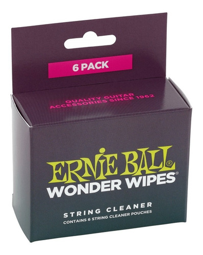 Limpiador Ernie Ball Paño Para Cuerdas 4277 Cuo