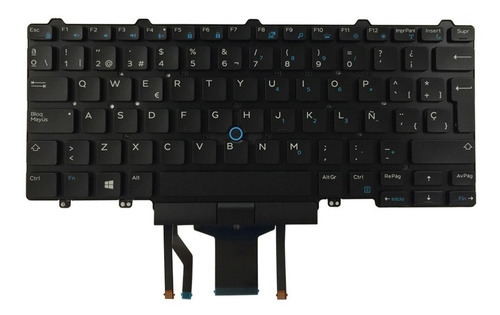 Teclado Para Dell Latitude E5450 E5470 E7450 E7470 Esp Lumin