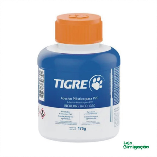 Adesivo Plástico Para Pvc Tigre - Frasco 175g Com Pincel