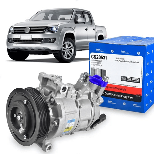 Compressor Ar Amarok 2.0 2012 Até 2022 - Cs20531 Delphi