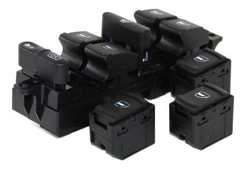 Kit Switch Control Ventanillas Cristales Electricos Jetta