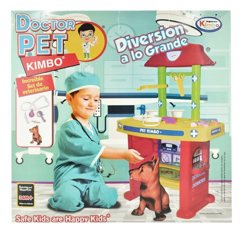 Juego De Veterinario Con Perro 8 Accesorios