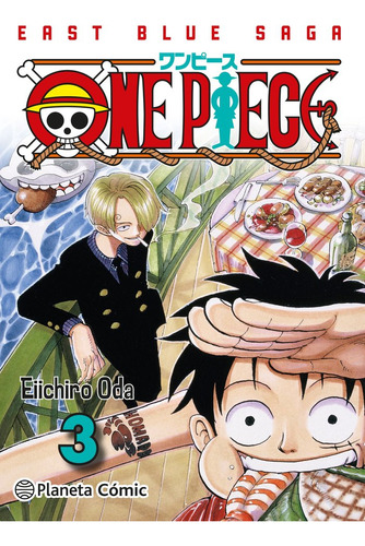 One Piece N   03 (3 En 1) De Oda Eiichiro Ed. Planeta Comic