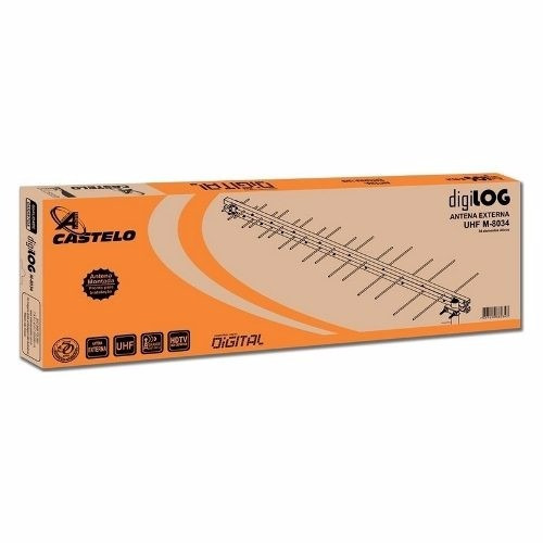 Antena Uhf Digital Externa Hdtv 34 Elementos Castelo M8034