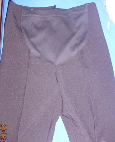 Pantalon Maternal De Vestir Negro T,m Nuevo C/pieza Adelant