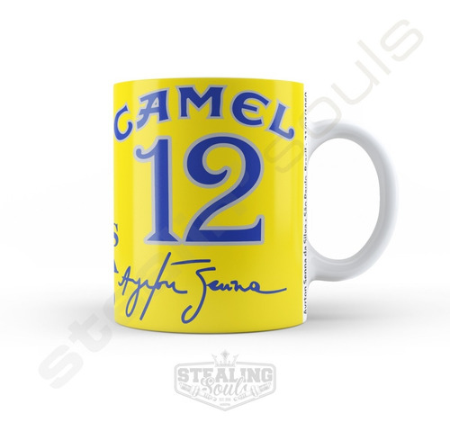 Taza De Porcelana Fierrera - Ayrton Senna #04 | Formula 1