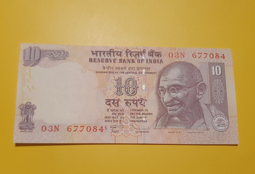 India 10 Rupias Billete Coleccion 2009 Sin Circular Unc