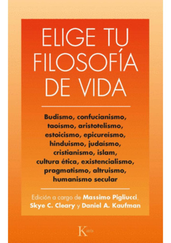 Libro.- Elige Tu Filosofía De Vida