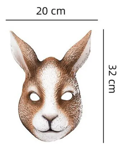 Máscara De Animales Disfraz De Pascua Máscara De Conejo