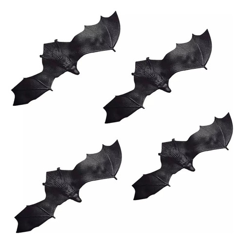 Kit 6 Morcego Realista Brinquedo Enfeite Decoração Halloween